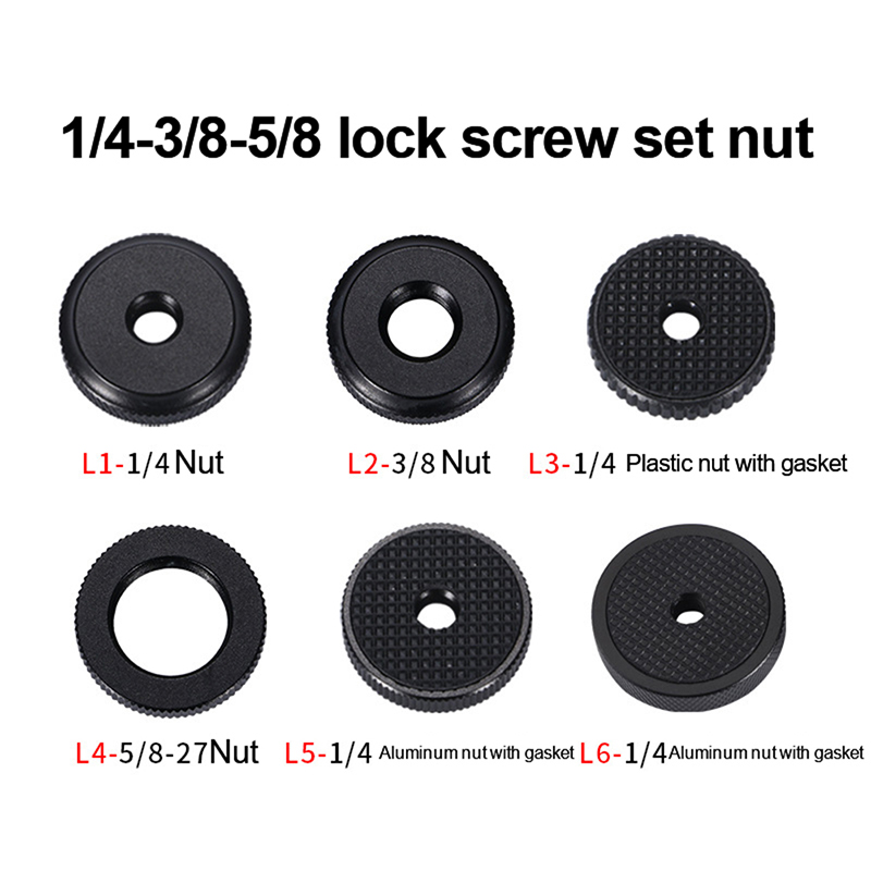 Cam Lock Nut - カメラネジ 1/4 3/8 5/8 インチナット写真撮影 Acc