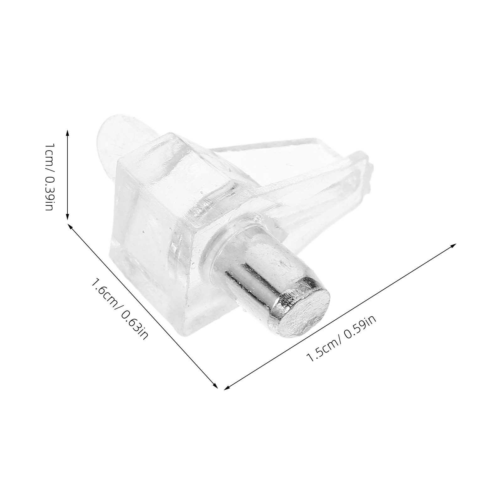 100個入り棚受けペグ 透明ボード用釘金具 アクセサリー 耐 - Shelf Peg Support のレビューと価格
