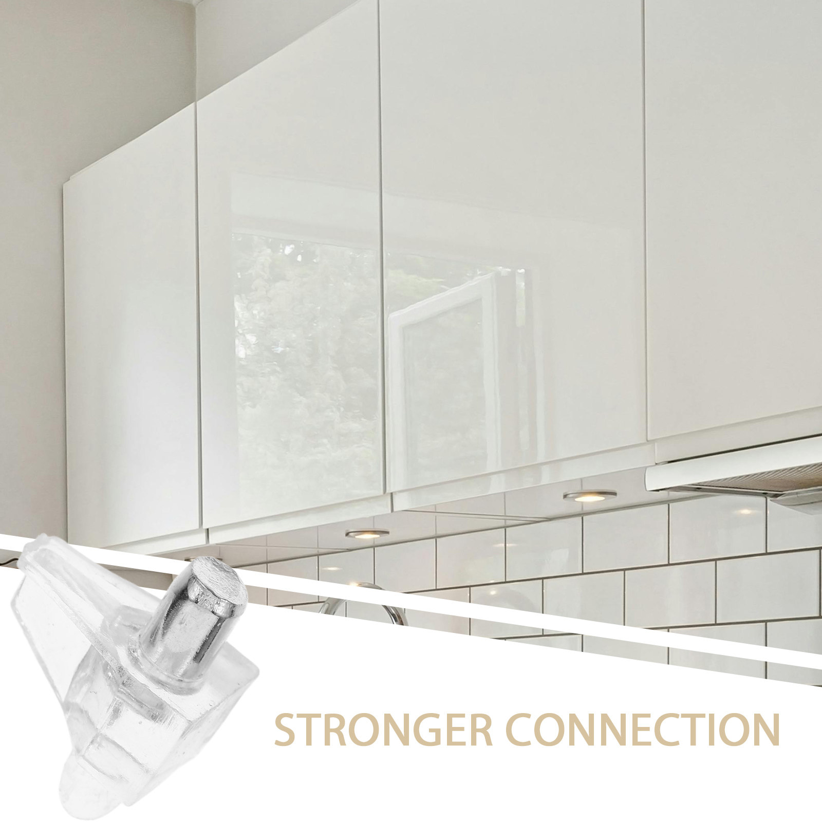 100個入り棚受けペグ 透明ボード用釘金具 アクセサリー 耐 - Shelf Peg Support のレビューと価格