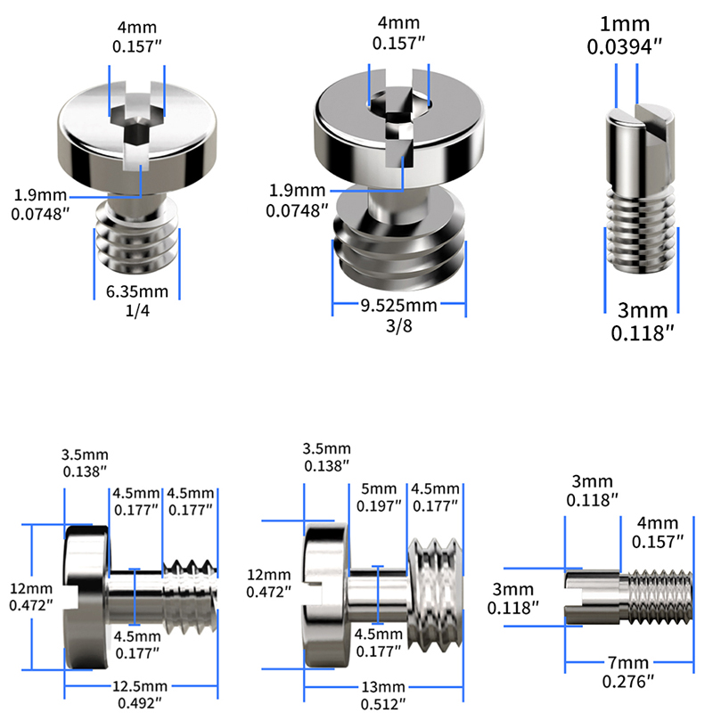 デジタル一眼レフカメラ用ネジ 1/4インチ-20 & 3/8 - Cam Lock Nut のレビューと価格