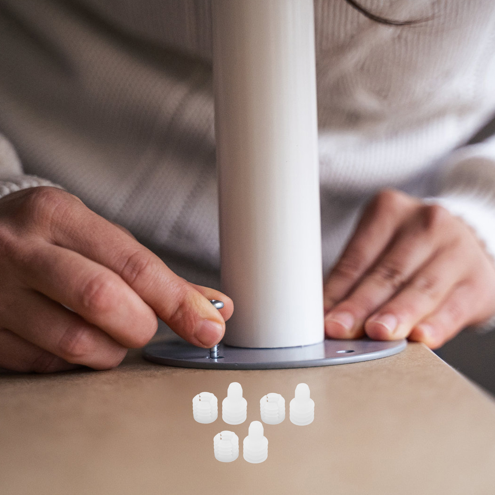 20個入りキャビネット用インサート、ダボ用プレインサートナッ - Furniture Hardware Threaded Inserts のレビューと価格