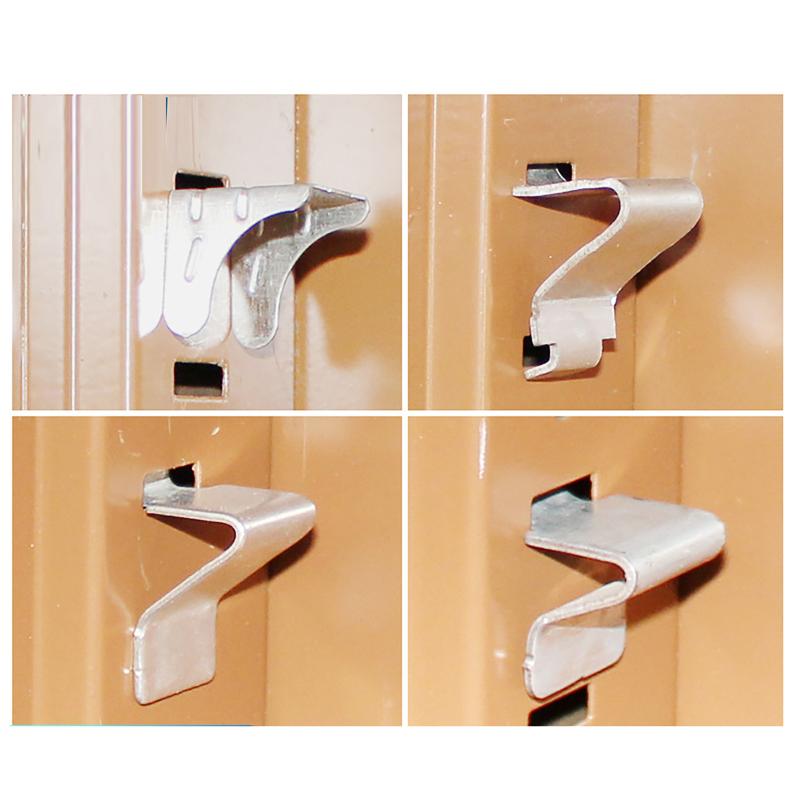 10個の頑丈な金属製キャビネット棚クリップ、ファイルキャビネ - Shelf Peg Support のレビューと価格
