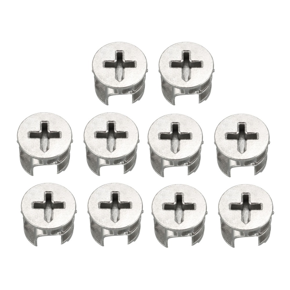Uxcell 新しいホット 10 個家具サイド接続用 15  - Cam Lock Nut のレビューと価格