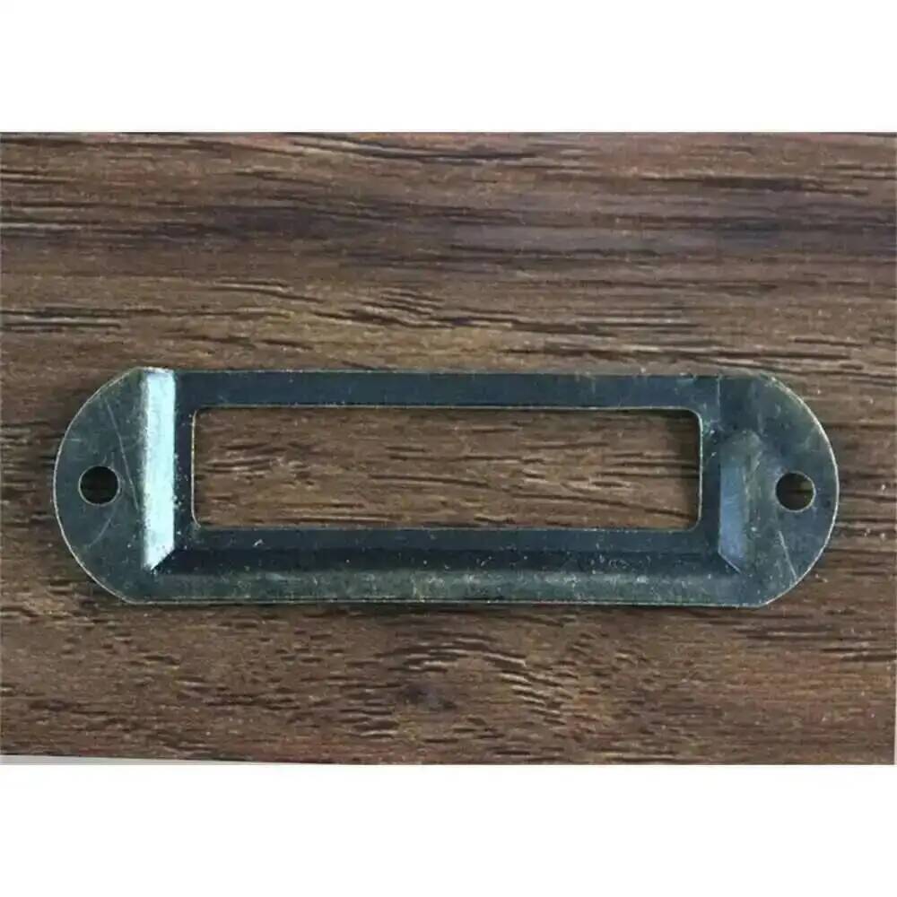 ブロンズスクラップブックフォトアルバムネームカードホルダーア - Furniture Hardware Names のレビューと価格