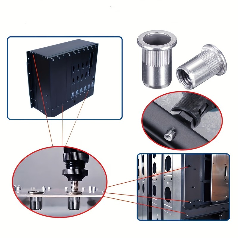 46個のM4ネジ付きインサートナット、耐腐食性があり、DIY - Furniture Hardware Threaded Inserts のレビューと価格