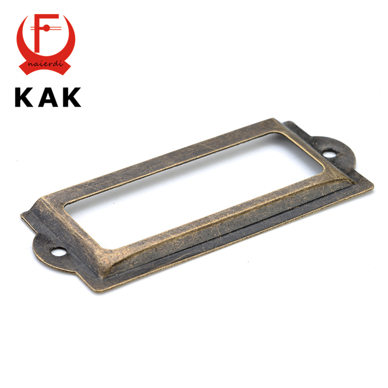 Kak-真ちゅう製ハンドル付きアンティークスタイルのラベル, - Furniture Hardware Names のレビューと価格