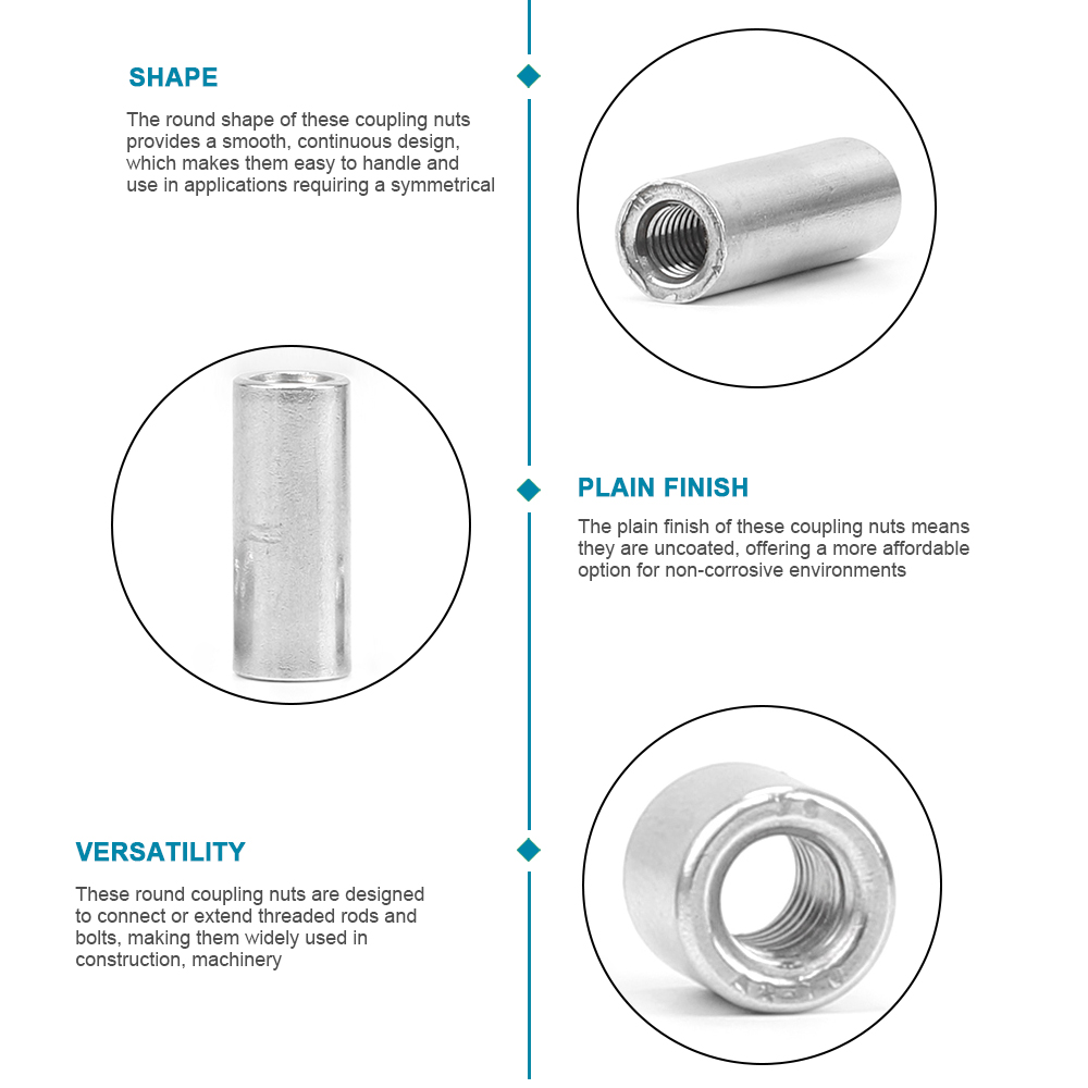 1-5 個ラウンドカップリングナットステンレス鋼 M3 M4 - Cam Lock Nut のレビューと価格