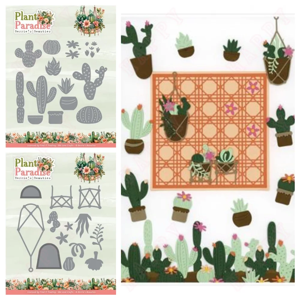 植物サボテンパラダイス金属クラフト切削ダイス DIY スクラ - Furniture Paradise & Hardware Ghaziabad のレビューと価格