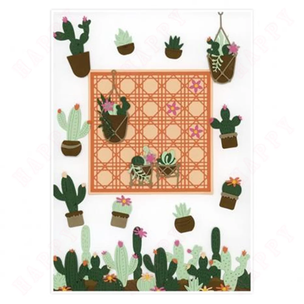 植物サボテンパラダイス金属クラフト切削ダイス DIY スクラ - Furniture Paradise & Hardware Ghaziabad のレビューと価格