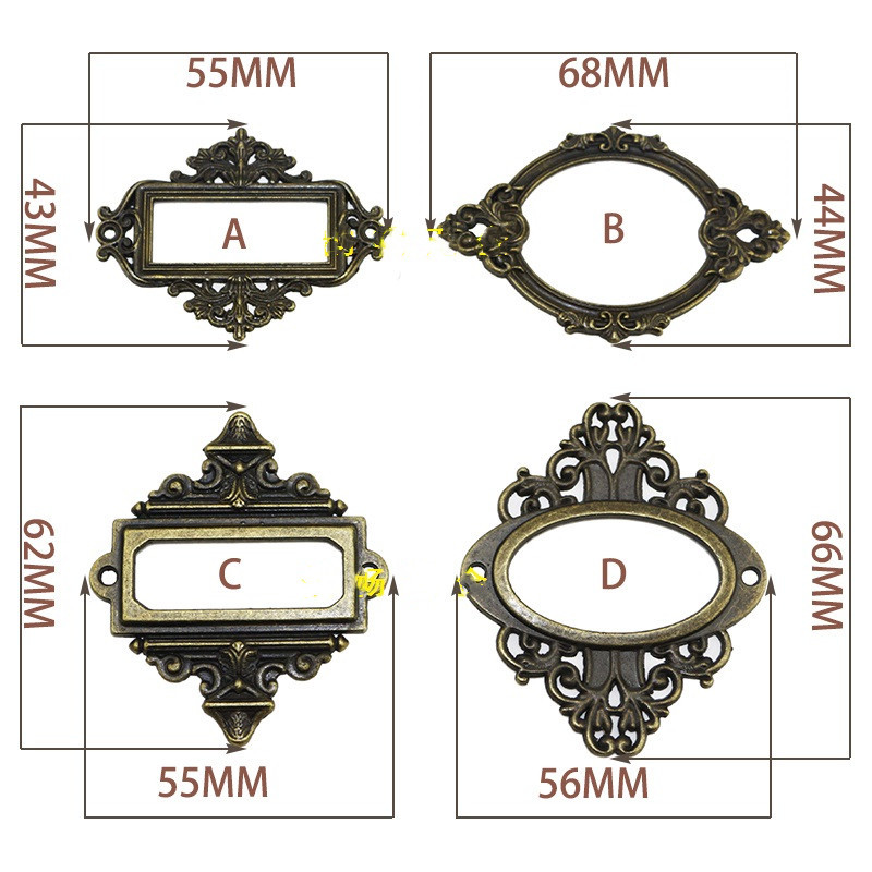 アンティーク彫刻アクセサリー,引き出しラベル,プルフレームフ - Furniture Hardware Names のレビューと価格